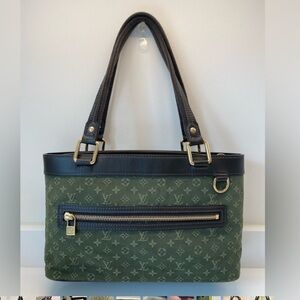 Louis Vuitton monogram Lucille Mini Lin canvas bag
